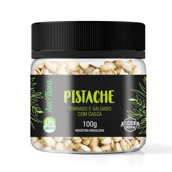 Pistache Assiflora Nuts Torrado Salgado 100g