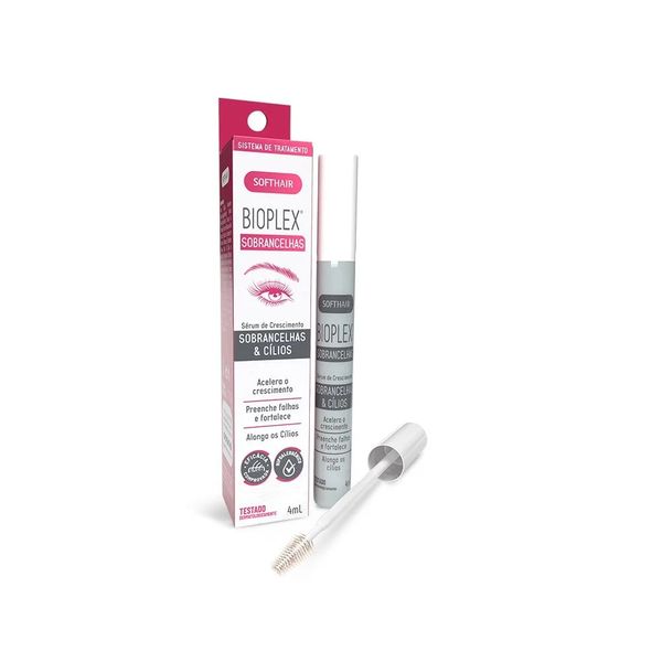 Sérum de Crescimento Sobrancelhas e Cílios Softhair Bioplex Soft Hair 4ml