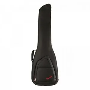 Capa para Contrabaixo Gig Bag FB610 para Proteção do Instrumento com Nylon 600D Impermeável Preta Fender Capa para Contrabaixo Gig Bag FB610 com Espuma 8MM e Nylon 600D Impermeável Preta Fender