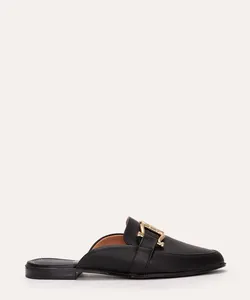 mule com fivela de metal vizzano preto 37
