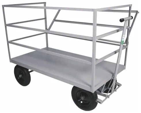 Carro Plataforma Fechado Aço 400kg TM-66 MARCON