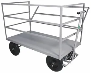 Carro Plataforma Fechado Aço 400kg TM-66 MARCON