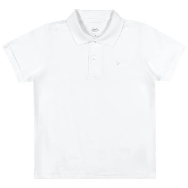 Camiseta Polo Infantil Elian 2 Branco (MP)