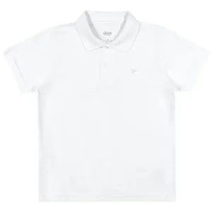 Camiseta Polo Infantil Elian 4 Branco (MP)