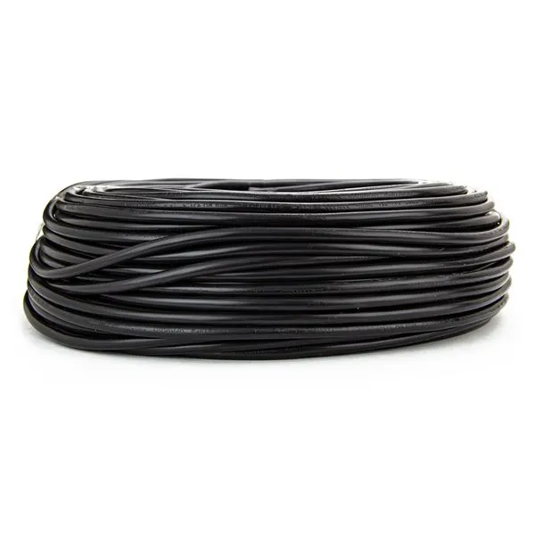 Cabo PP 3x1,50MM Elétrico Flexível Preto 3 metros