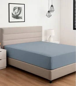 Lençol Liso Queen Com Elástico Vivaldi Azul UN / Azul