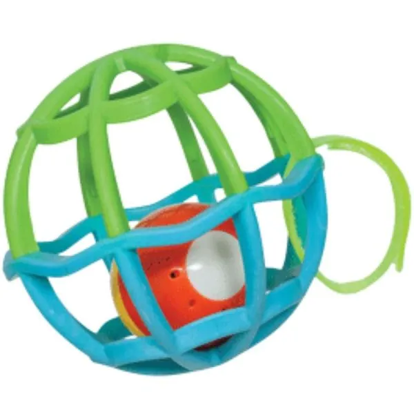 Baby Ball Luz E Som Buba Baby Azul