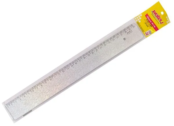 Régua 30cm New Line Holográfica Glitter