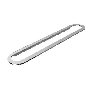 Porta Toalha Toalheiro Para Banheiro Escovado Agata 65cm