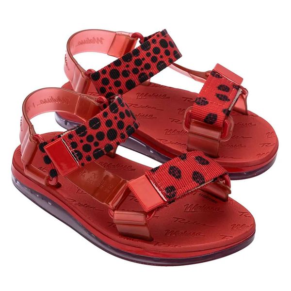 Mini Melissa Papete + Rider Bugs Infantil 33765 VERMELHO 33