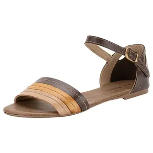 Sandália Feminina Flat Miss Western 120 CAFÉ/CASTOR 38