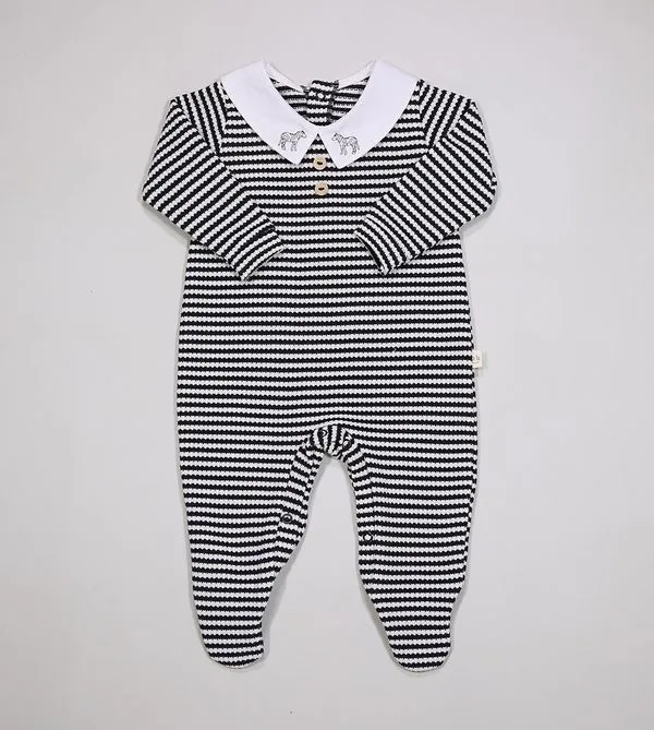 Macacão Tricot Zebra - ZB05 Preta - G
