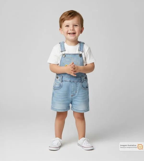 Jardineira Jeans Trator Jeans - 3