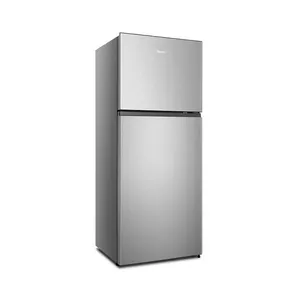 Refrigerador Duplex 379L Hisense RT3N375 Frost Free Inverter Portas Planas Prateleiras de Vidro Inox Inox / 220