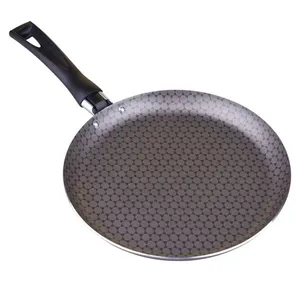 Panquequeira Tapioqueira 22cm Antiaderente Luxury Oliveira Grafite