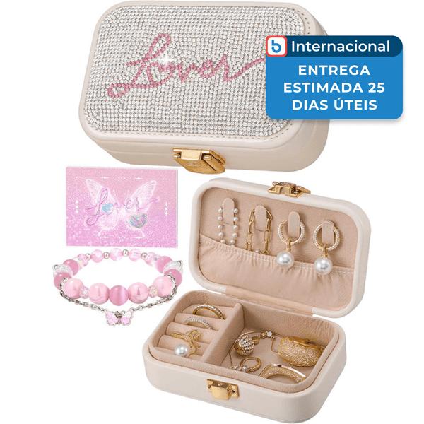 Porta-Joias Evocmemo Taylor Swift Lover Bege A-MBI