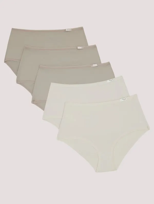 Kit de Calcinhas Maxi Classic - 5 Und PAPIRO/MINK G