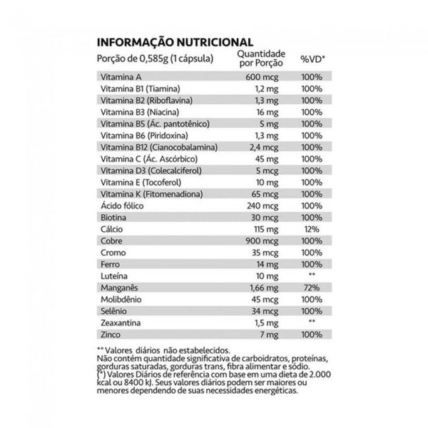 Nutricaps Sênior 60 Caps