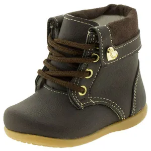Bota Infantil Baby Coturno Gracinha - 8011 CAFÉ 19