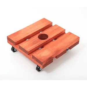 Suporte de Madeira Quadrado para Vasos Regaplan 40 cm