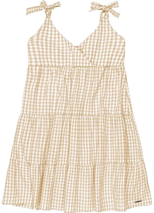 Vestido infantil menina em tafetá Mundi - 4