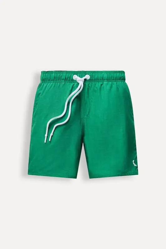 Short Praia Mini Textura Verde Bandeira - 04
