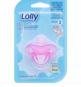 Chupeta Lolly Star Dia E Noite Silicone T2 Feminino