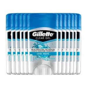 Kit Desodorante Gillette Mini Gel Cool Wave 45g - 12 Unidades