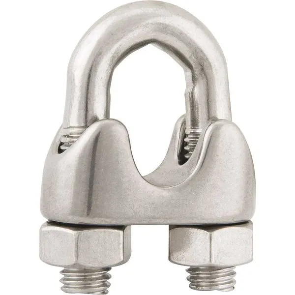Clips Inox para Cabo de Aço 7,94mm 5/16" - VONDER