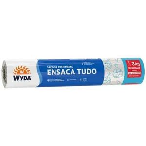 Saco Ensaca Tudo Wyda 3kg Com 100 Unidades