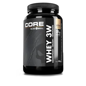Whey 3W Core (WPC, WPI E WPH) - Pote 900g - Black Skull Whey 3W Core - Baunilha - 900g