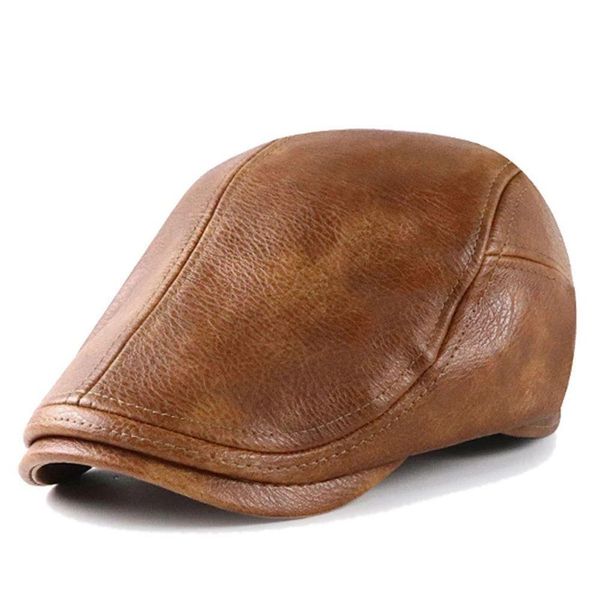 Boina Estilo Americana Qualidade Especial Ajustável Marrom 58cm