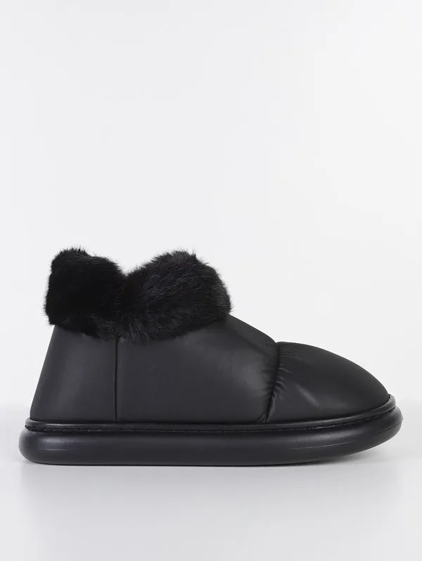 Pantufa Flowfa Taylor Feminina PRETO 33/34
