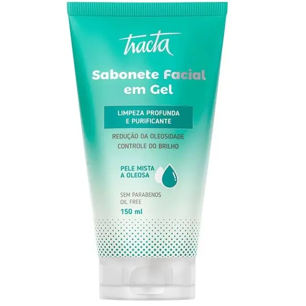 Sabonete Liquido Facial Tracta Em Gel Pele Mista e Oleosa 150Ml