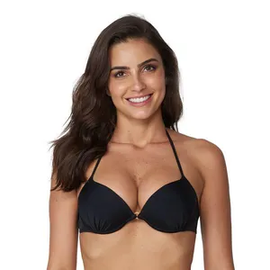 Top Push Up Preto Preto - M