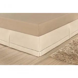 Saia Para Cama Box Queen Juliana - Palha