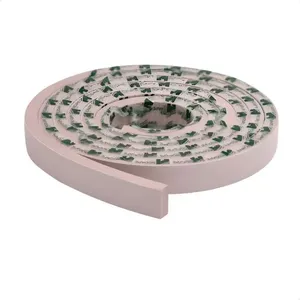 Perfil de Acabamento Eva Laminado Autocolante 2,5 Metros Rosa Flexível para Parede Meu Rodapé Perfil de Acabamento Eva Laminado Autocolante 2,5 Metros Rosa Meu Rodapé