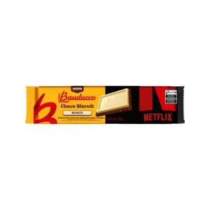Biscoito Bauducco Chocolate Branco Biscuit Netflix 80g BISCOITO BAUDUCCO CHOCOLATE BR NETFLIX 8