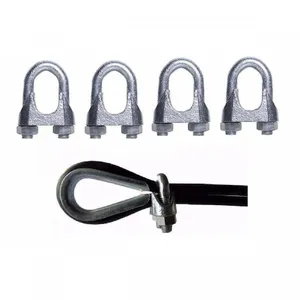 Kit 5 Grampos Clips Cabo de Aço Reparo Aparelho Academia