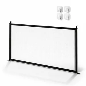 Tela Rede Protetora Pet Cães Gatos 110x73cm Removível Porta