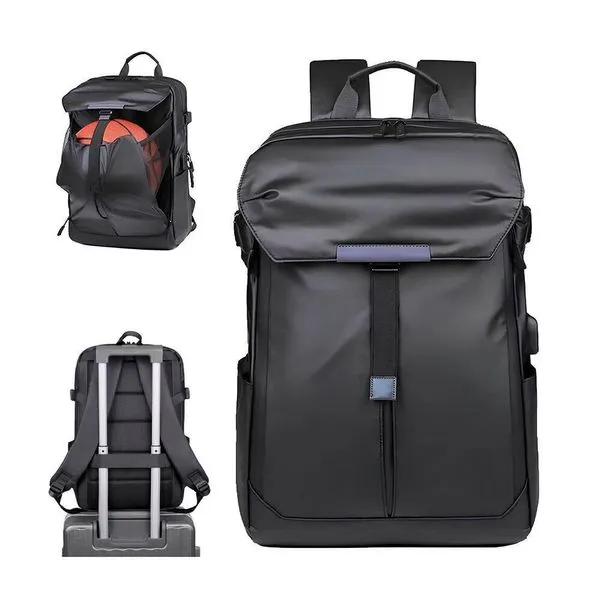 Mochila Executiva Para Notebook 19l Com Alças Acolchoadas E Engate Para Mala