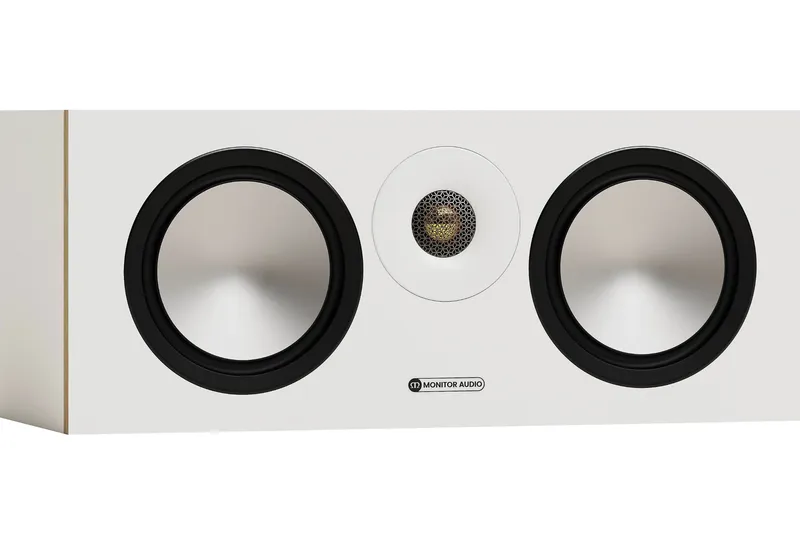 Monitor Audio Bronze Centre 7G - Caixa Central 120W, 2× Woofers 6", Tweeter C-CAM Gold Dome, 88 dB - White