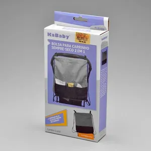 Bolsa para Carrinho 2 em 1 Cinza/Preto