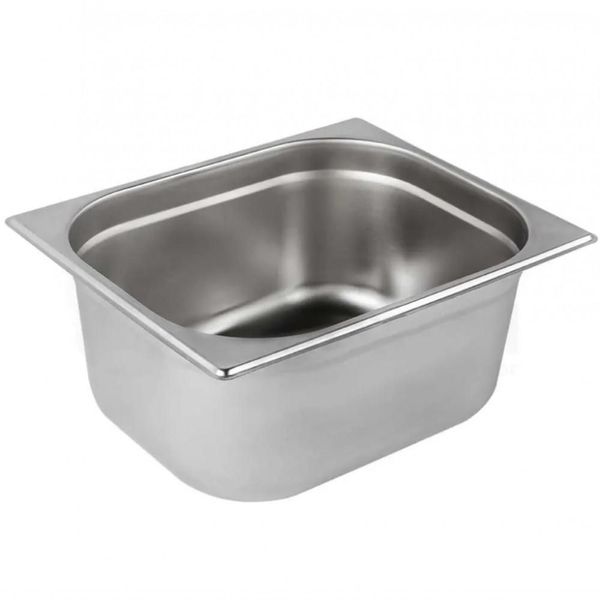 Kit 4 Cubas Gastronomica Inox 1/2X150Mm Com Tampas Brasinox
