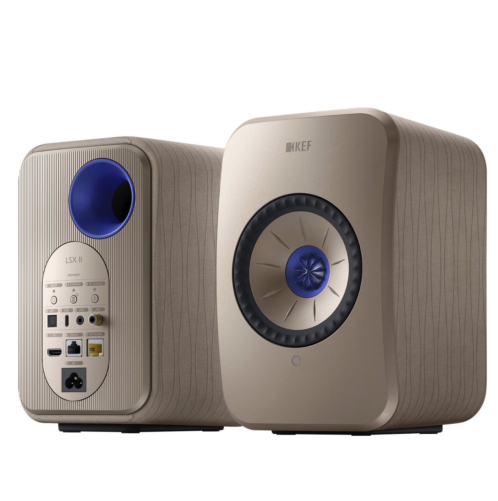 KEF LSX II Sistema de Alto-falantes Hi-Fi sem fio ( Soundwave by Terence Conran )