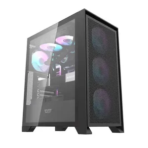 Gabinete Gamer Darkflash DRX70 Mesh ATX Lateral de Vidro ARGB Preto