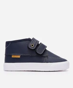 tênis cano alto velcro pimpolho azul 25
