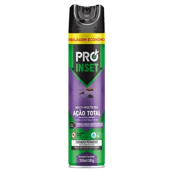 Inseticida Aerossol Baston Brasil Ação Total 350ml