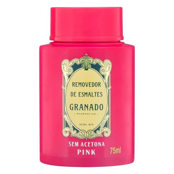 Removedor de Esmalte Granado Pink Sem Acetona 75ml