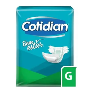 Fralda Geriátrica Cotidian Bem Estar G 7 UN
